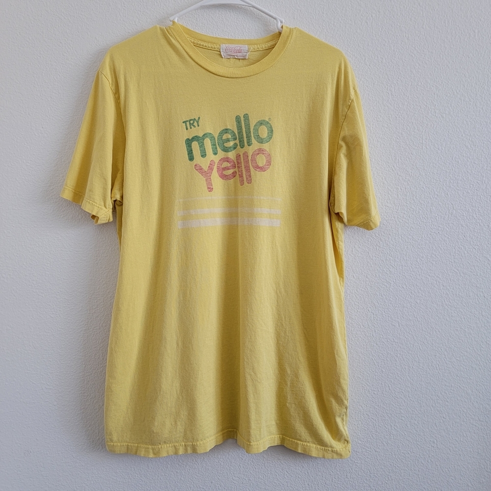 Vintage Coca Cola Try Mello Yello Sun Drop T-Shirt